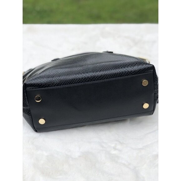 Michael Kors Elson Python Embossed Large Convertible Satchel  $358 - Picture 5 of 7